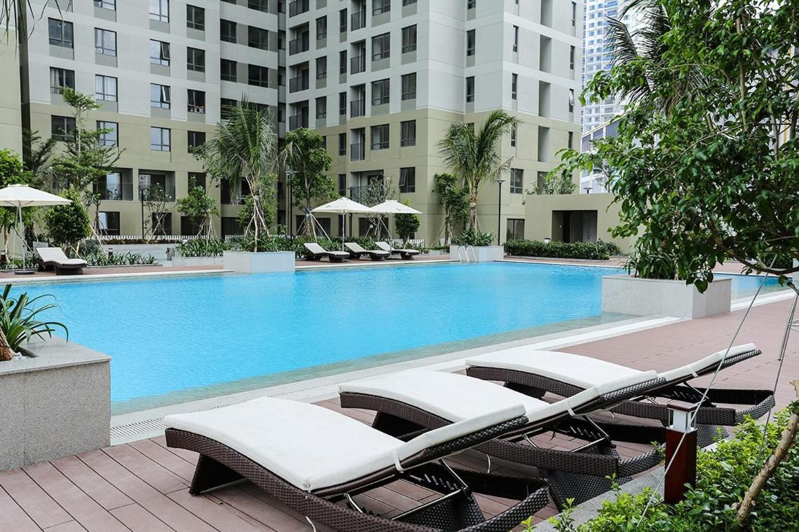 Cozy 2 Bedrooms Condo In T1 Masteri Thao Dien, Fully Furnished With Full Amenities โฮจิมินห์ซิตี้ ภายนอก รูปภาพ