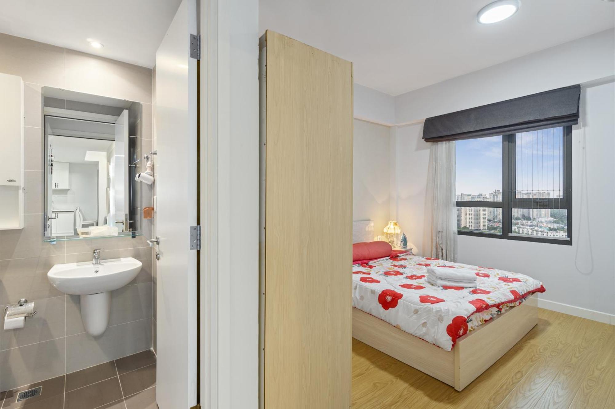 Cozy 2 Bedrooms Condo In T1 Masteri Thao Dien, Fully Furnished With Full Amenities โฮจิมินห์ซิตี้ ภายนอก รูปภาพ