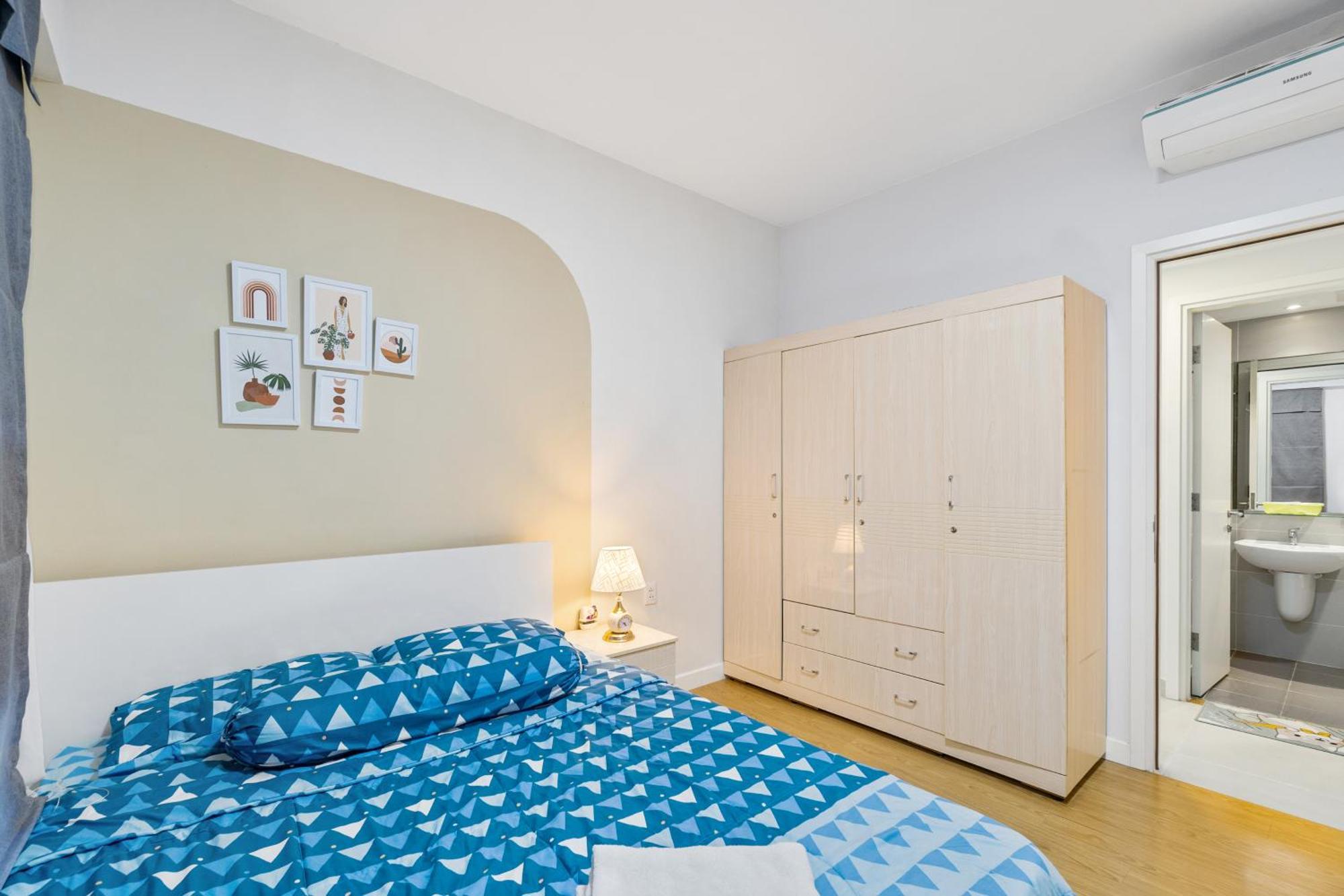 Cozy 2 Bedrooms Condo In T1 Masteri Thao Dien, Fully Furnished With Full Amenities โฮจิมินห์ซิตี้ ภายนอก รูปภาพ