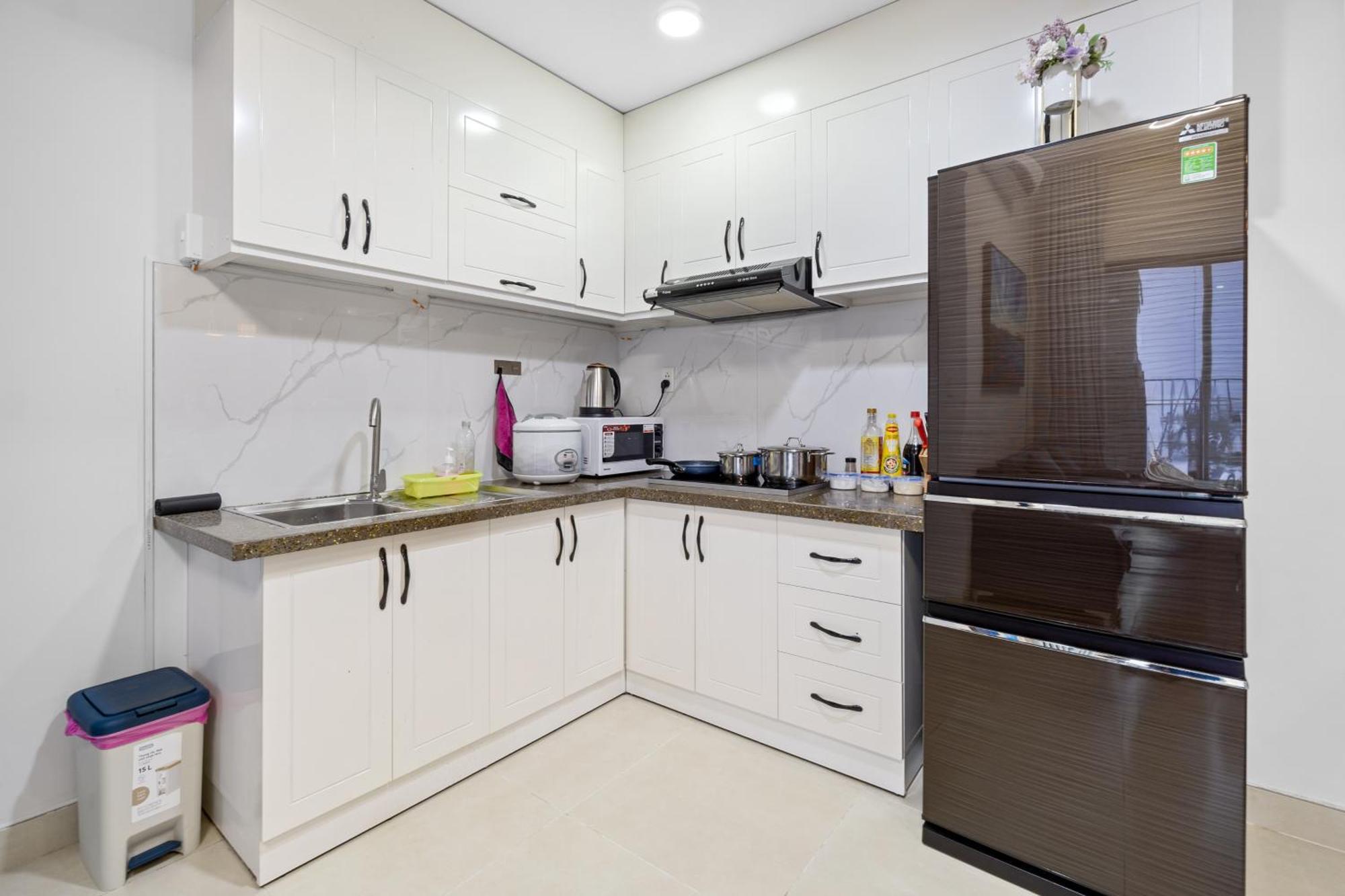 Cozy 2 Bedrooms Condo In T1 Masteri Thao Dien, Fully Furnished With Full Amenities โฮจิมินห์ซิตี้ ภายนอก รูปภาพ